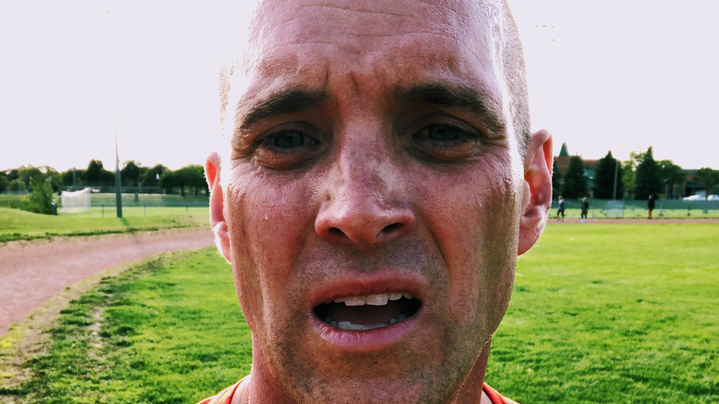 The Face of Anguish After a Long Run