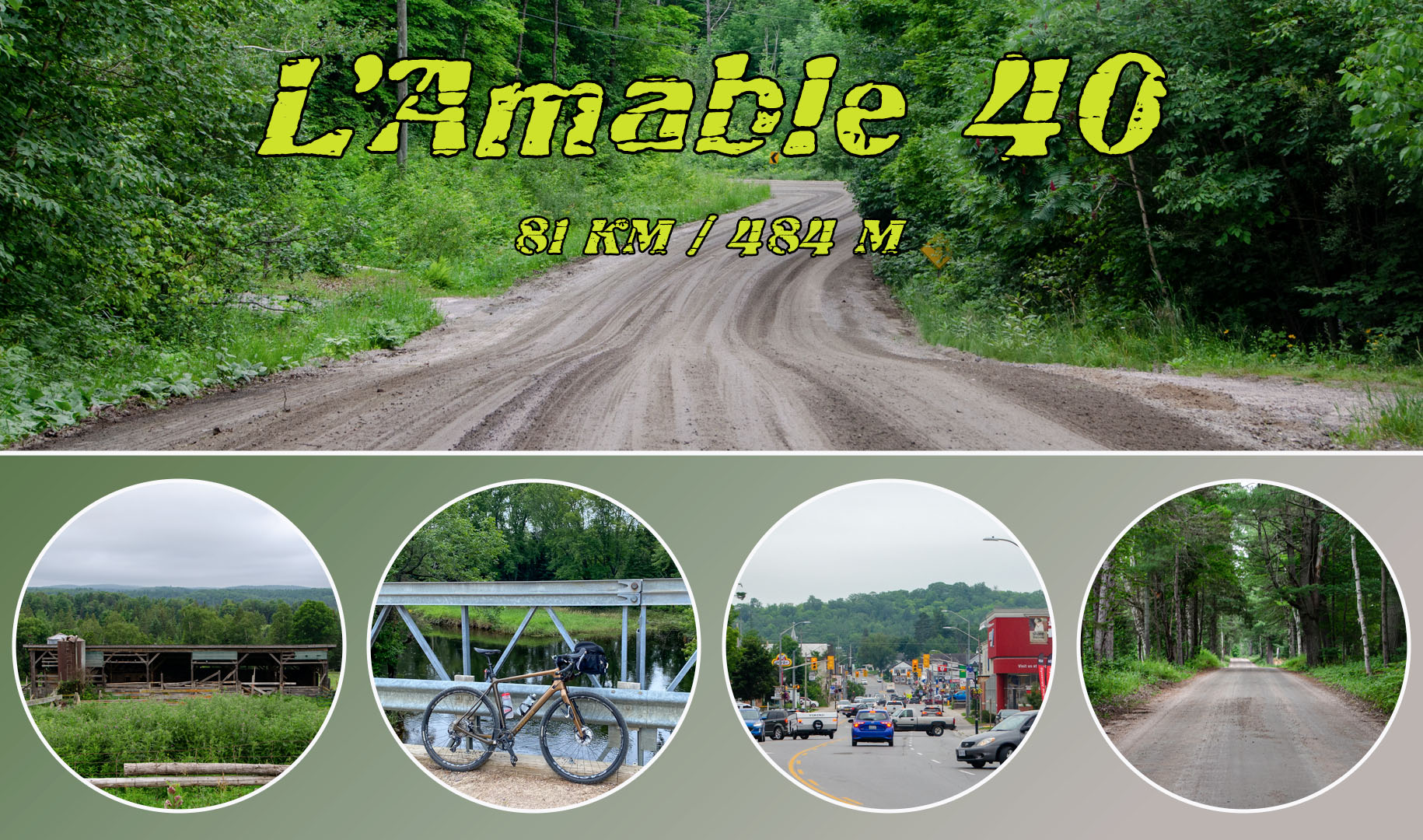L'Amable 40 Gravel Bike Route Cover Photo