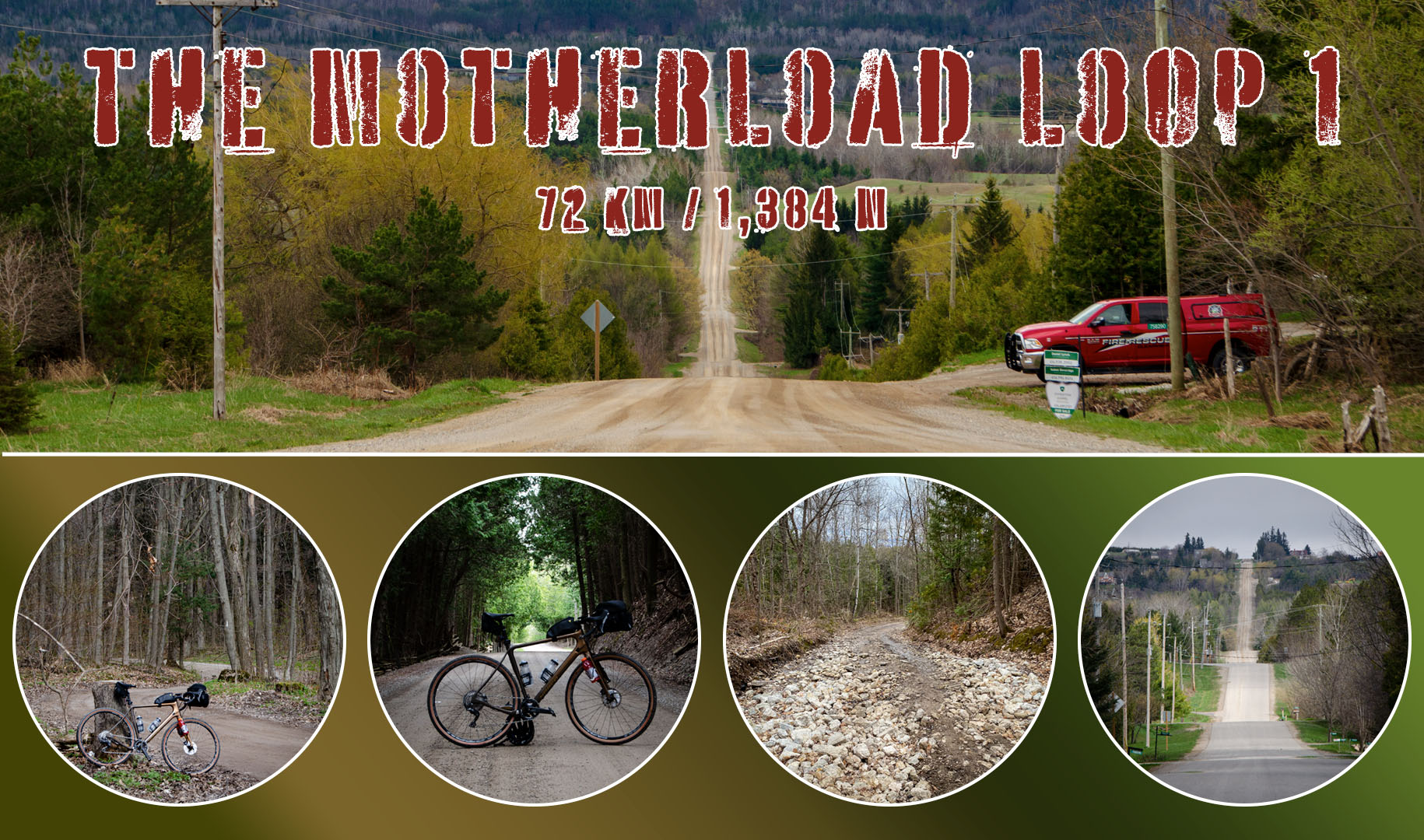 The Motherload Gravel Bike Route Loop 1 Cover Photo