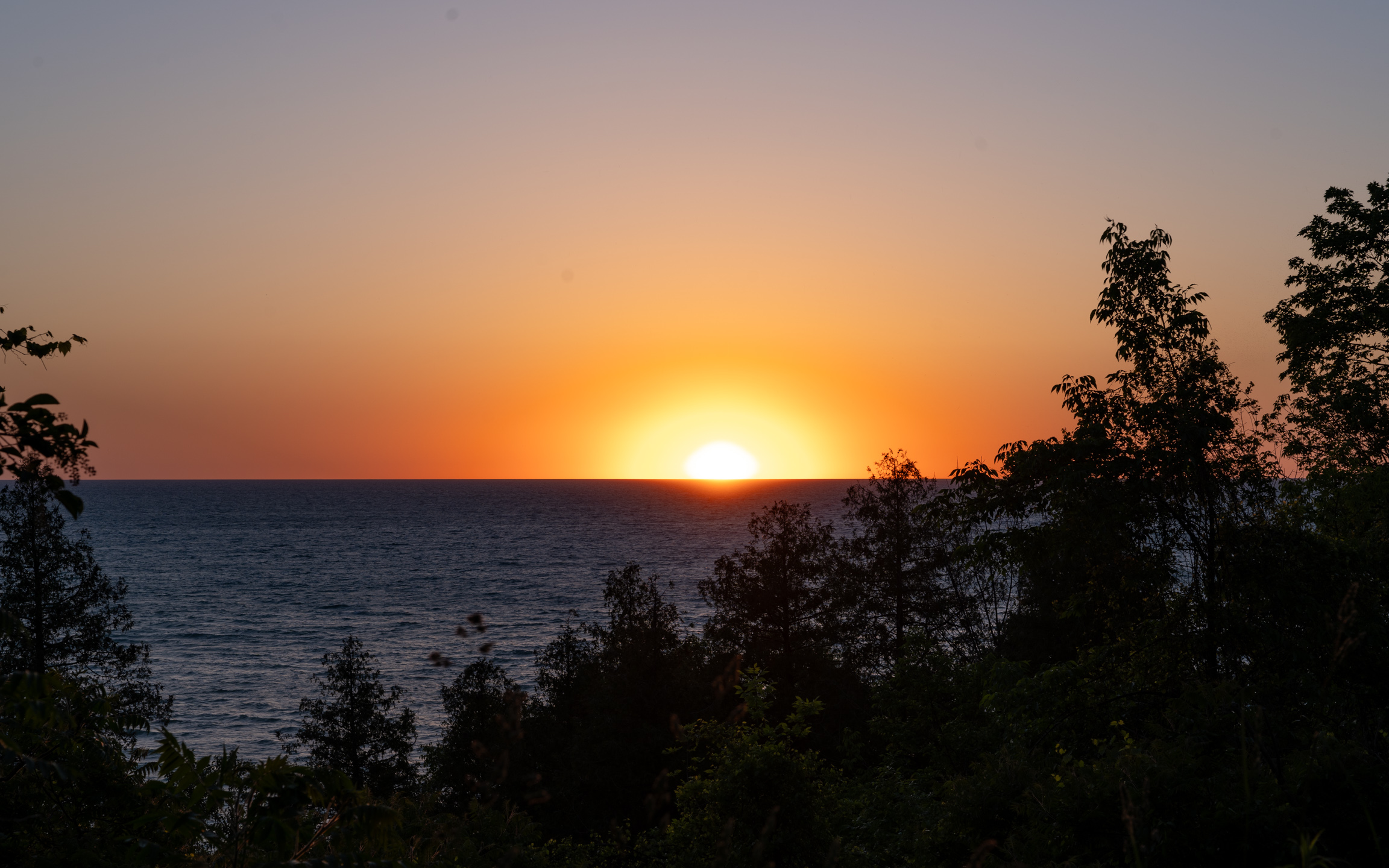 Sunset from Colborne Campground.